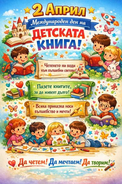 Ден на детската книжка - ДГ Мечта - Красново